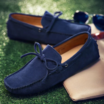 Lässige Wildleder-Sommer Slipper