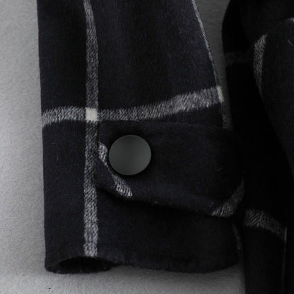 Valeria | Eleganter karierter Mantel aus Wolle
