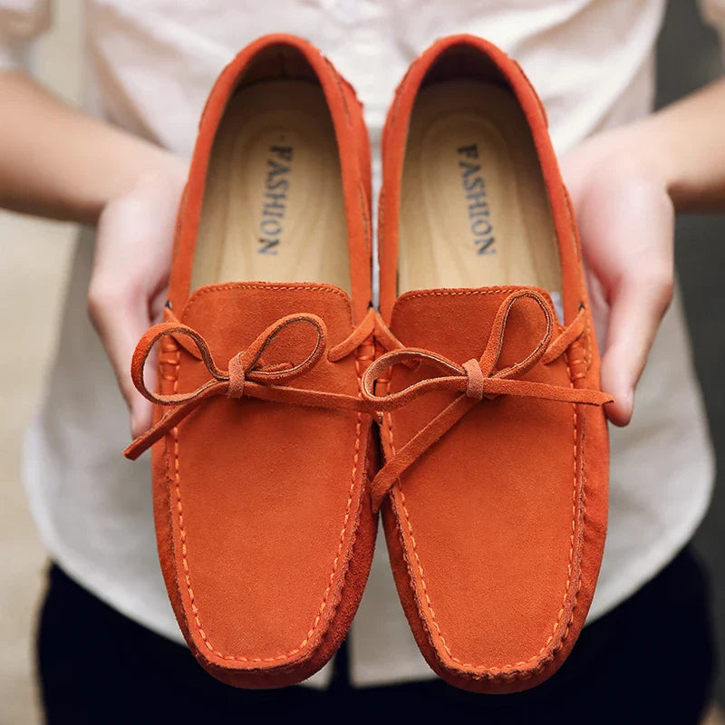 Lässige Wildleder-Sommer Slipper
