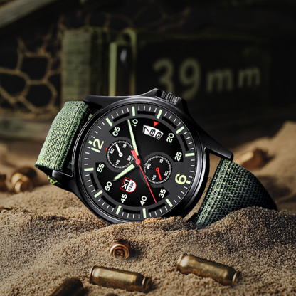 AlpenNord™ | Sportliche Militär-Quartz-Uhr