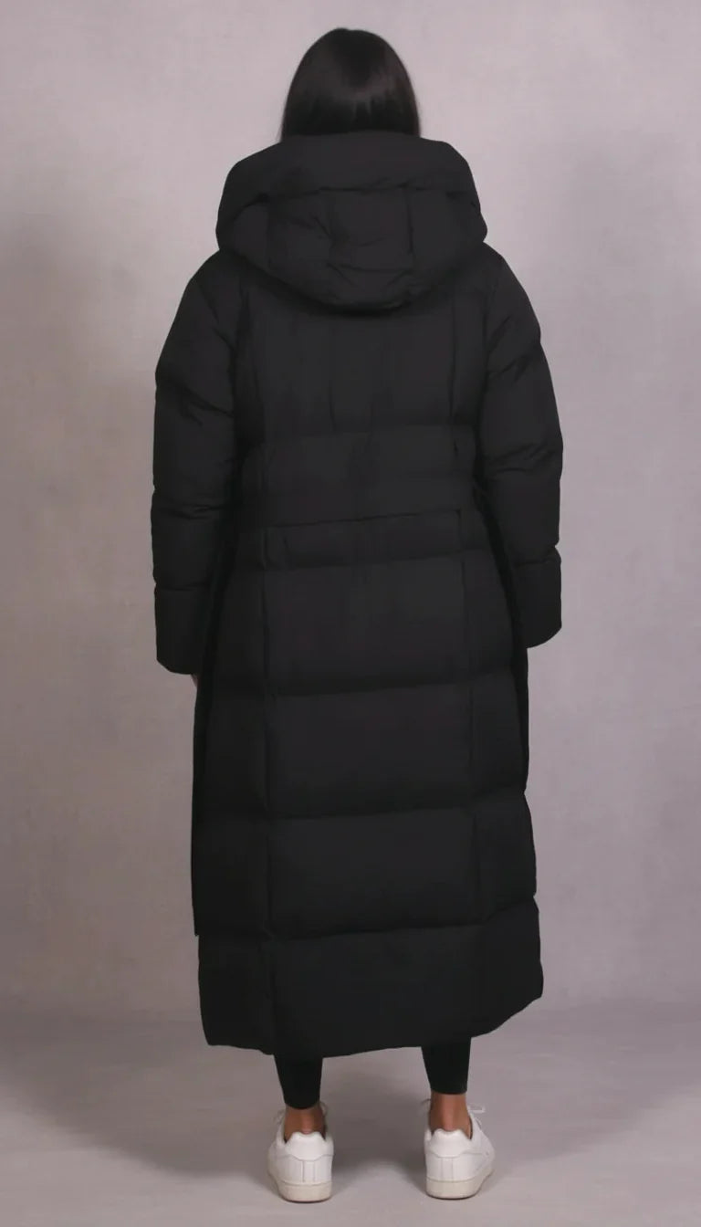 AlpenNord™ | Luxuriöser Longline-Puffer-Mantel