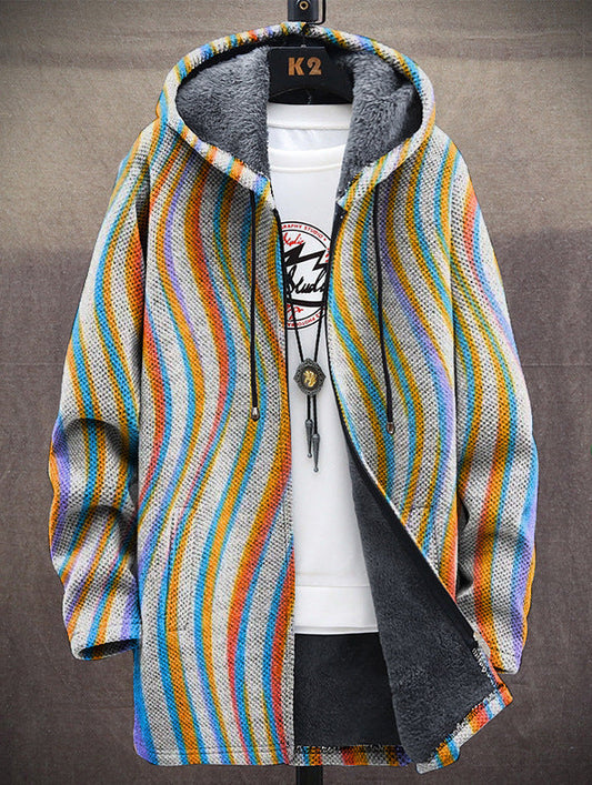 Chloe™ - Luxuriöse Kunstinspirierte Kapuzenjacke mit Reißverschluss