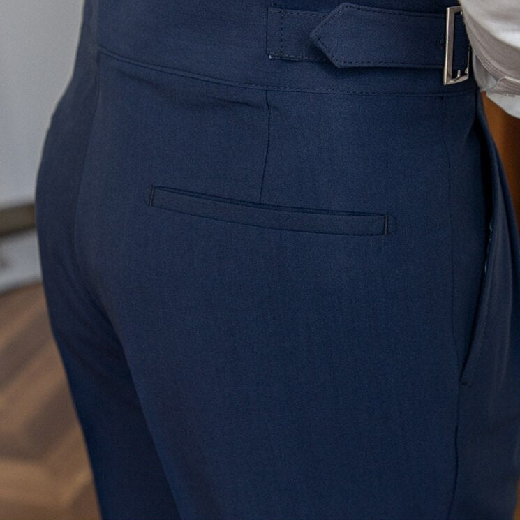 AlpenNord™ | Ellis - Klassische Hose Mit Hoher Taille Und Schnallenverschluss Für Herren