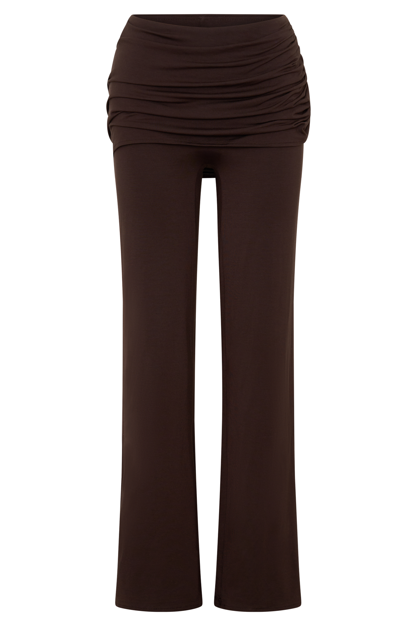 Keaton Modal Straight Leg Overlay Hose - Espresso