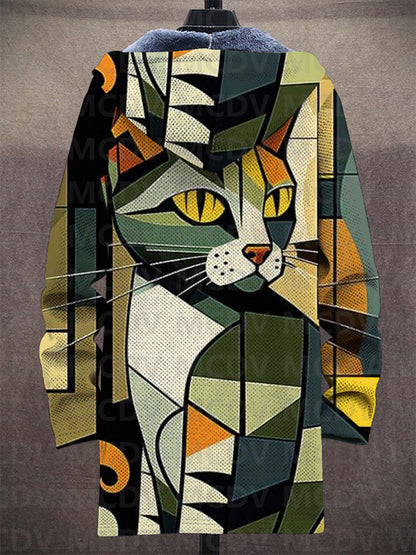 Lowanna™ - Luxuriöse Kunstinspirierte Kapuzenjacke mit Reißverschluss