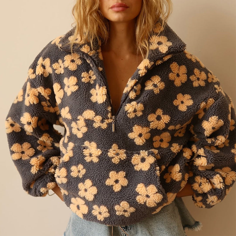 Daisy™ Fleece-Pullover Bloom – Kuschelig Warm