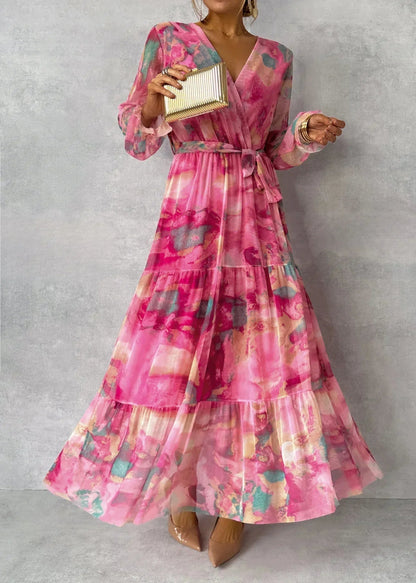 Lieke™ - Wickelkleid mit Blumenmuster