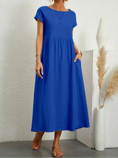 Anna™ – Entspanntes & Stylishes Midikleid