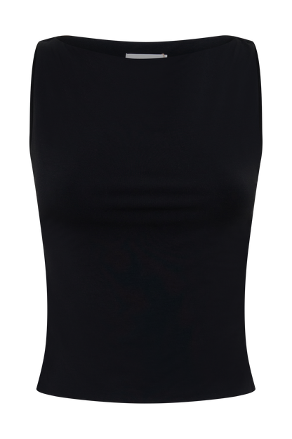 Nicolette Ärmelloses Tanktop - Schwarz
