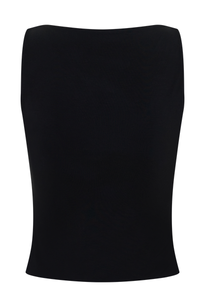 Nicolette Ärmelloses Tanktop - Schwarz