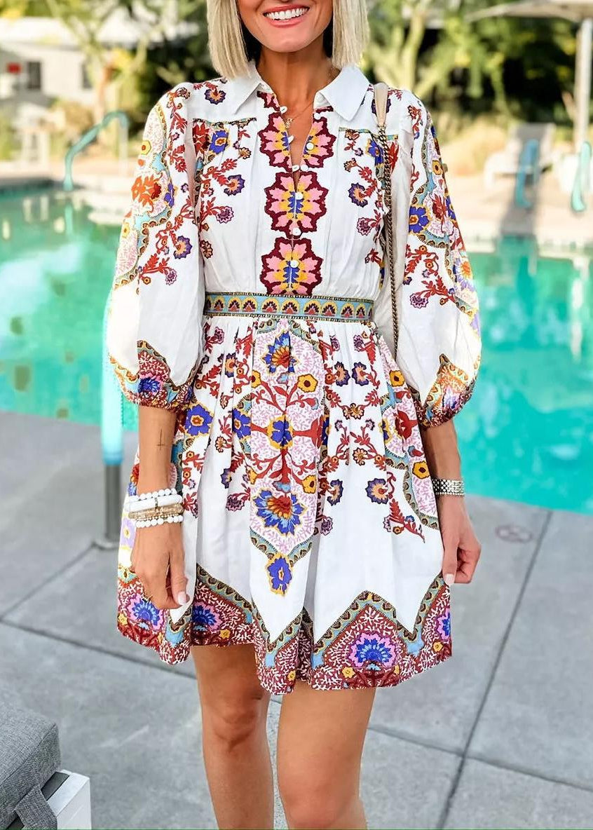 VIVIENNE | Romy - Elegantes Kleid mit Print