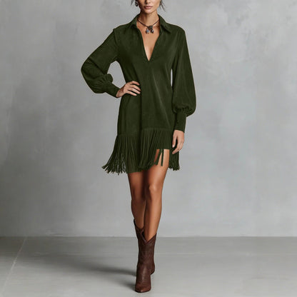 VIVIENNE | Feline - Fransen Kleid