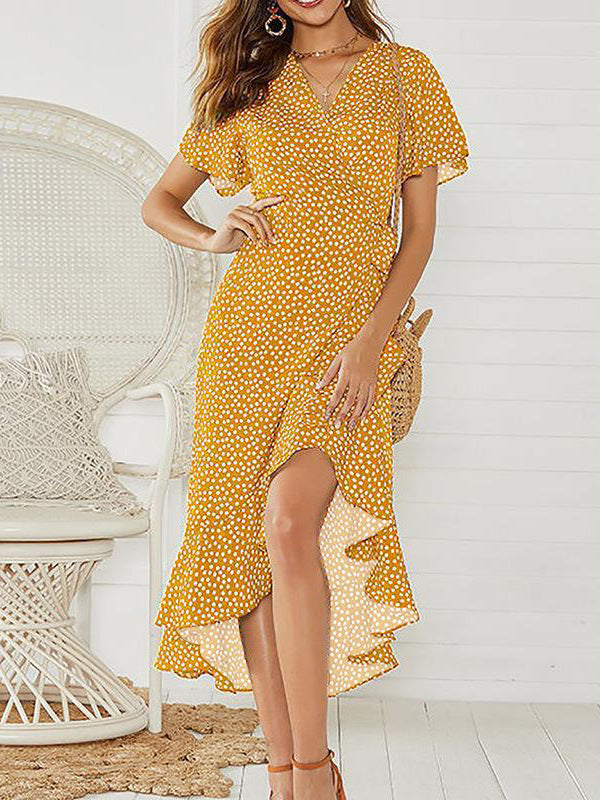 VIVIENNE | Roos - Maxikleid