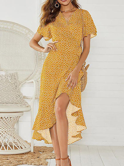 VIVIENNE | Roos - Maxikleid