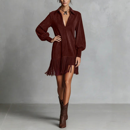 VIVIENNE | Feline - Fransen Kleid