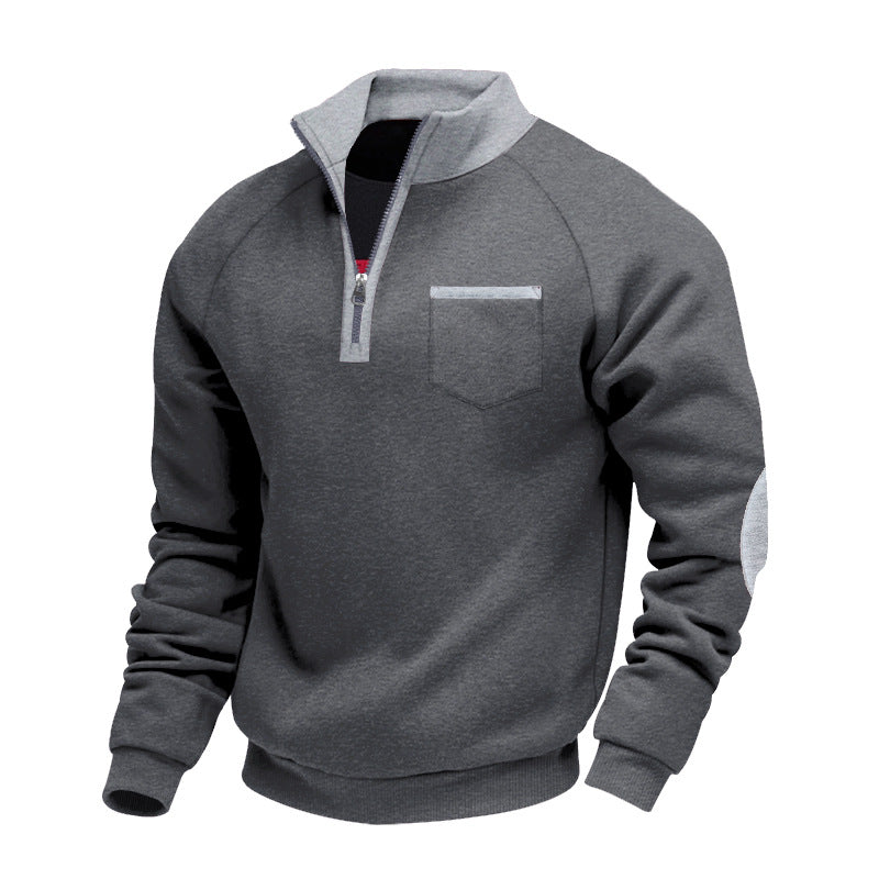 AlpenNord | Herren-Fleece-Half-Zip-Pullover