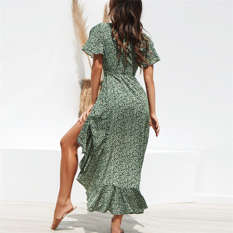 VIVIENNE | Roos - Maxikleid