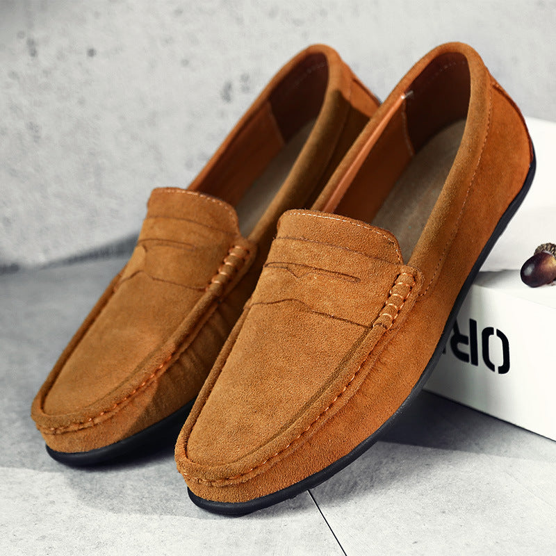 Retro Wildleder Herren Slipper