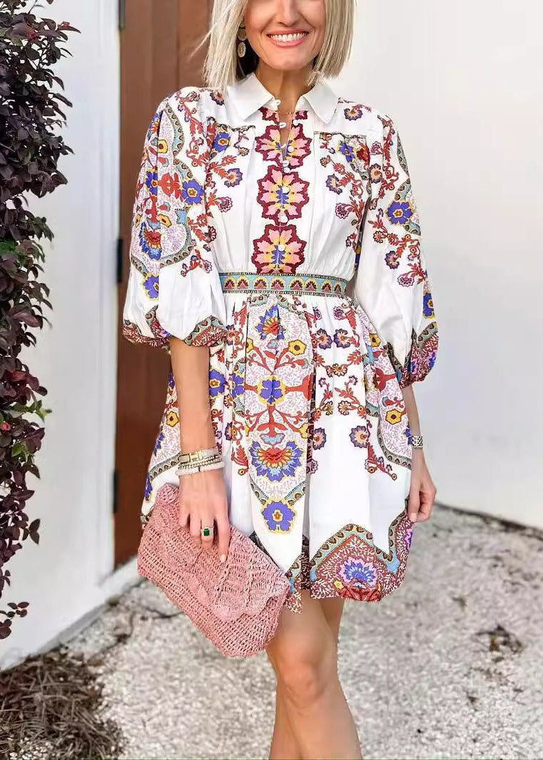VIVIENNE | Romy - Elegantes Kleid mit Print