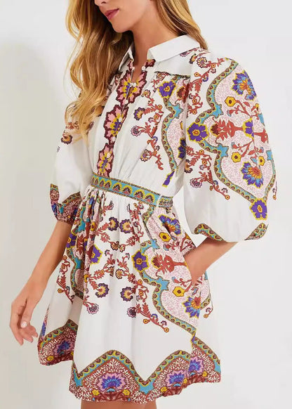 VIVIENNE | Romy - Elegantes Kleid mit Print