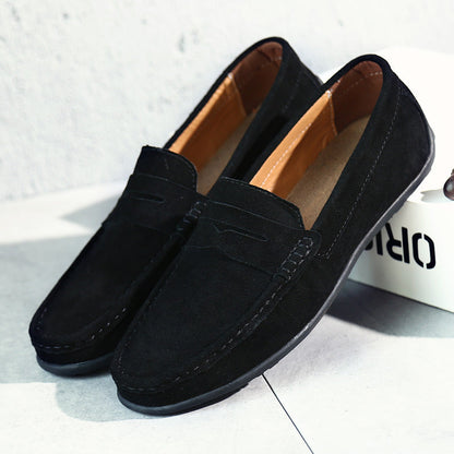 Retro Wildleder Herren Slipper