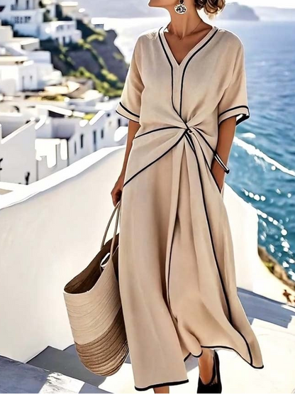 Moria™ - Elegantes Kleid mit schmeichelnder Taille und festlichem Chic