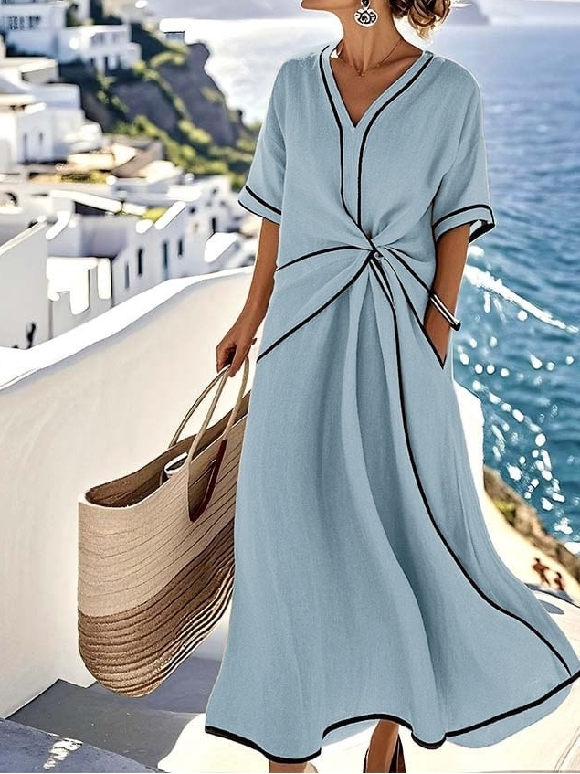 Moria™ - Elegantes Kleid mit schmeichelnder Taille und festlichem Chic