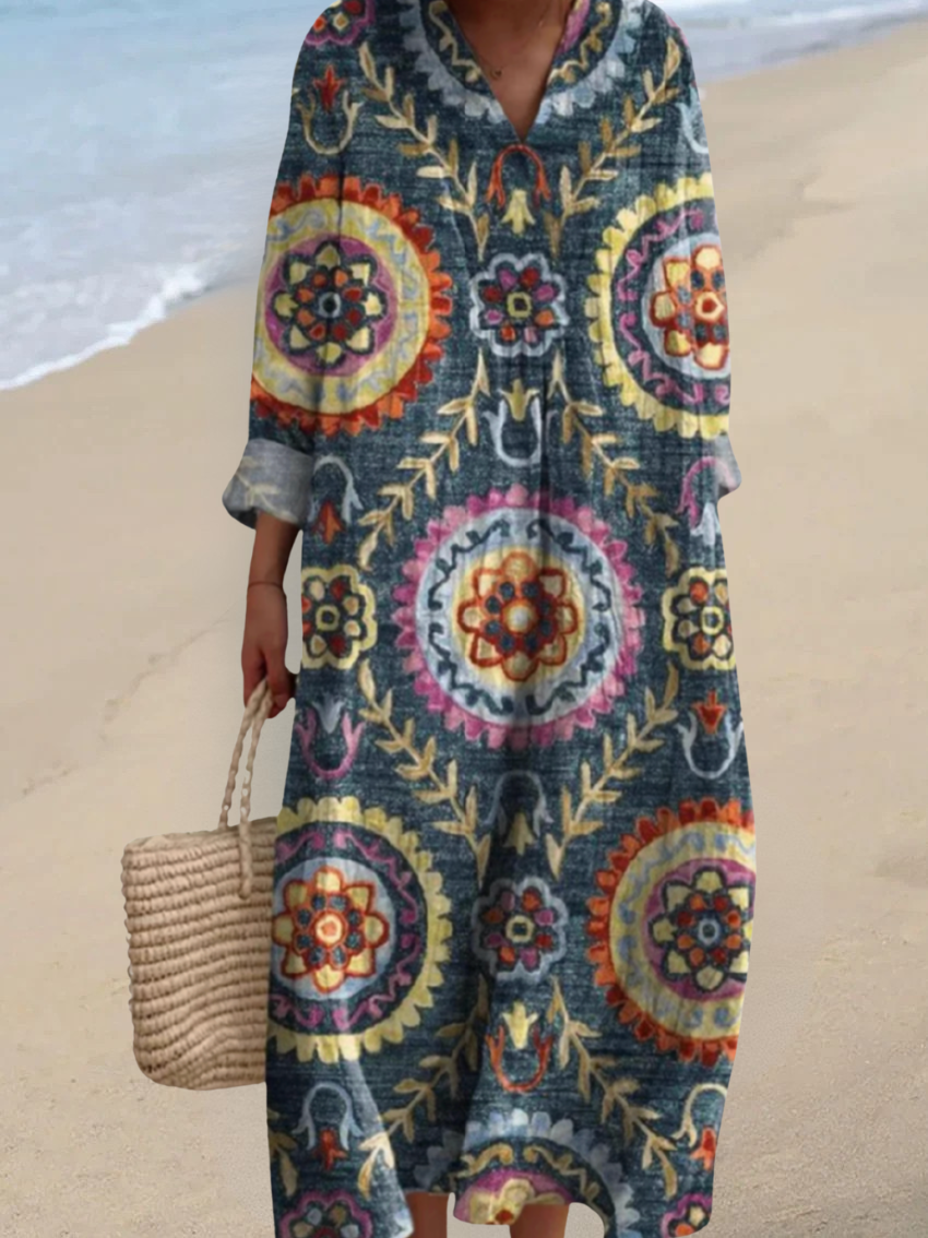 Olivia - Helle Vintage Kleid