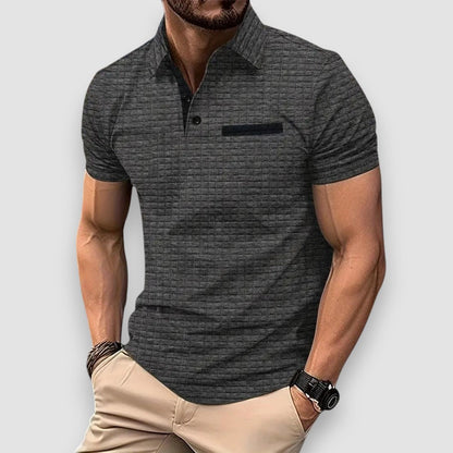 Lumier | Gemustertes Herren Polo-Shirt