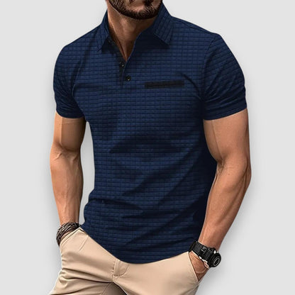 Lumier | Gemustertes Herren Polo-Shirt