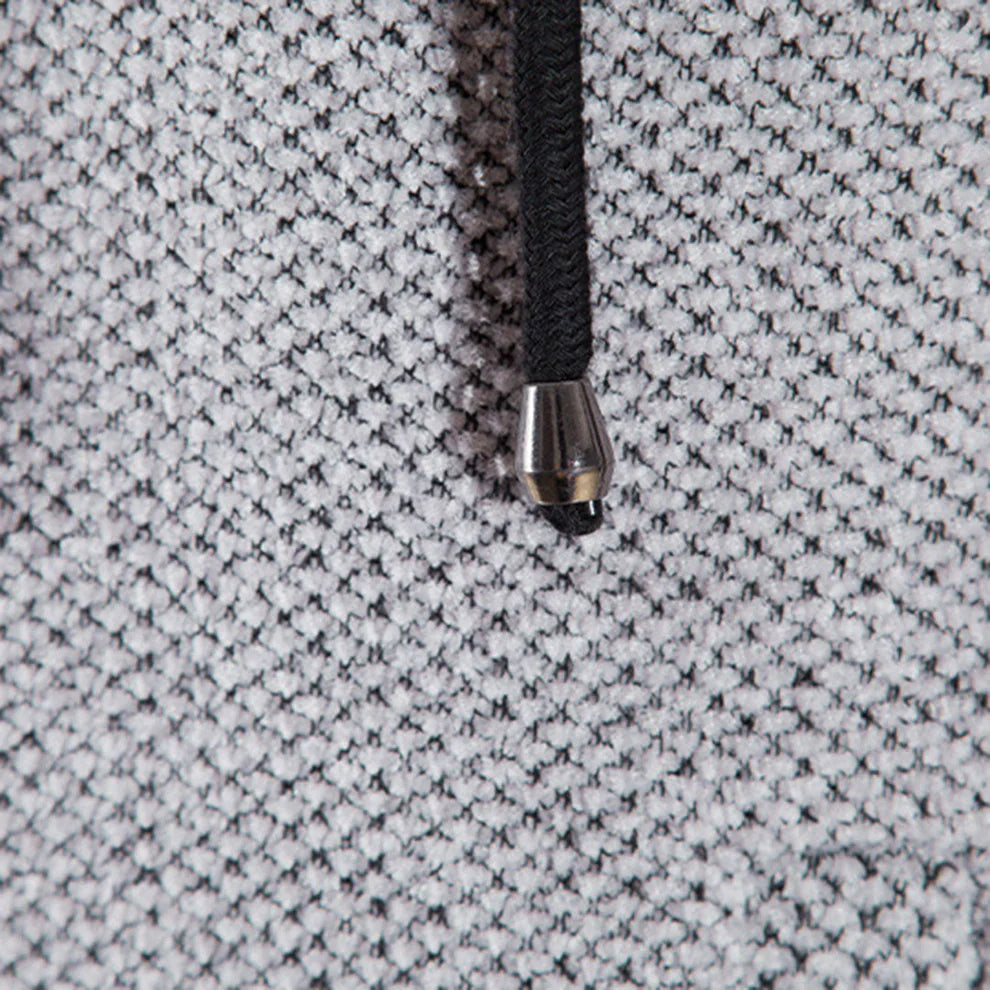 AlpenNord | Herren Hoodie-Cardigan in Mid-Länge mit Reißverschluss & Fleecefutter