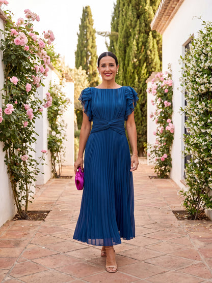 Seraphina | Elegantes Maxikleid mit Knotentaille