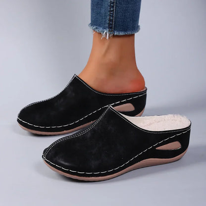 Clara | Orthopädische Hausschuhe aus Fleece