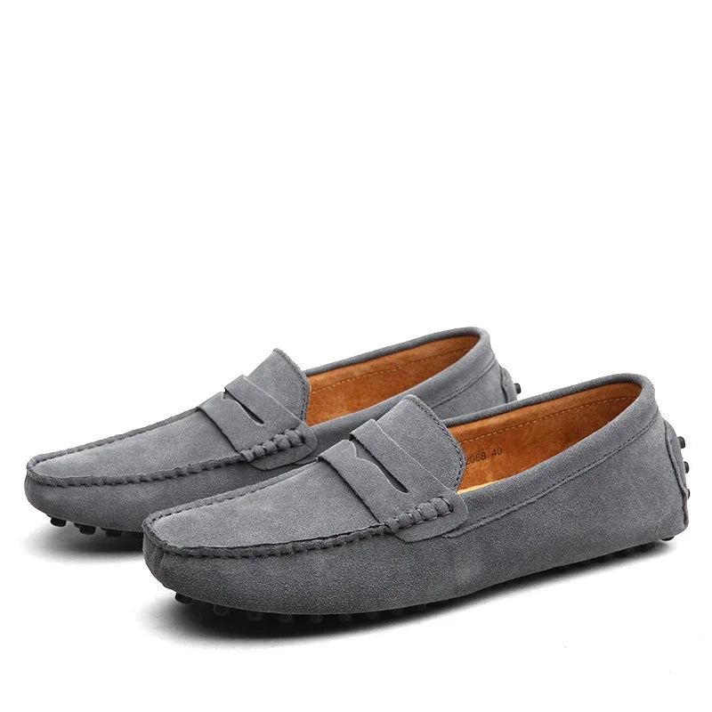 Lässige Wildleder Slipper