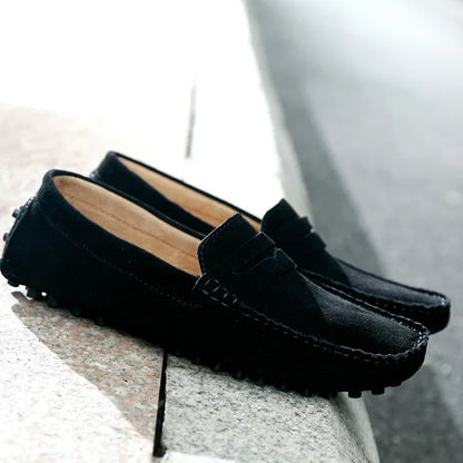 Lässige Wildleder Slipper