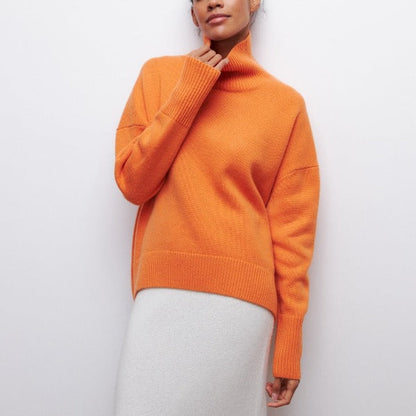 Margot - Gestrickter Rollkragenpullover