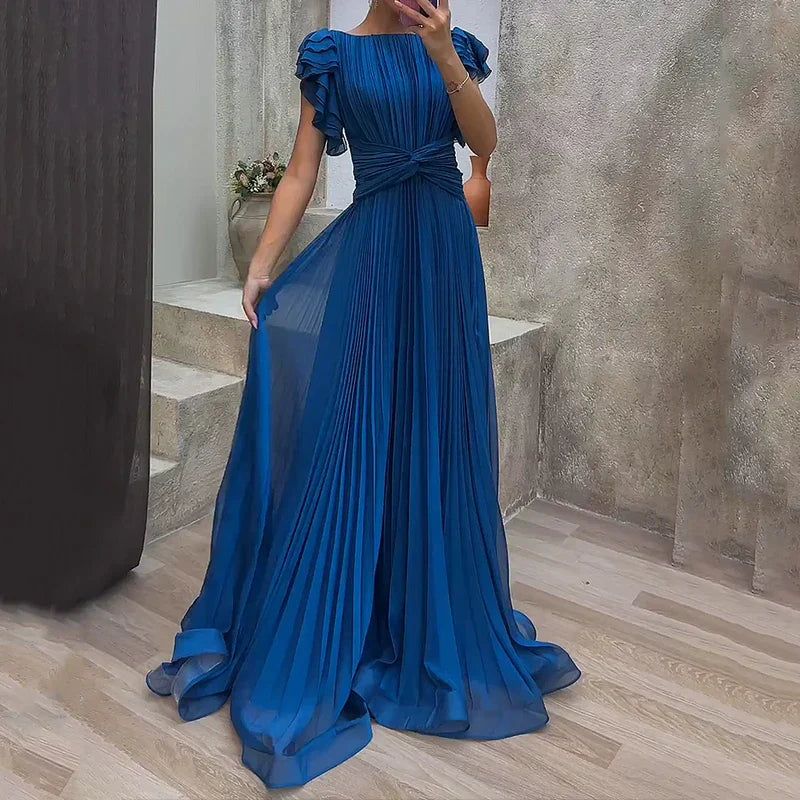 Mud™ - Elegantes Plissiertes Abendkleid