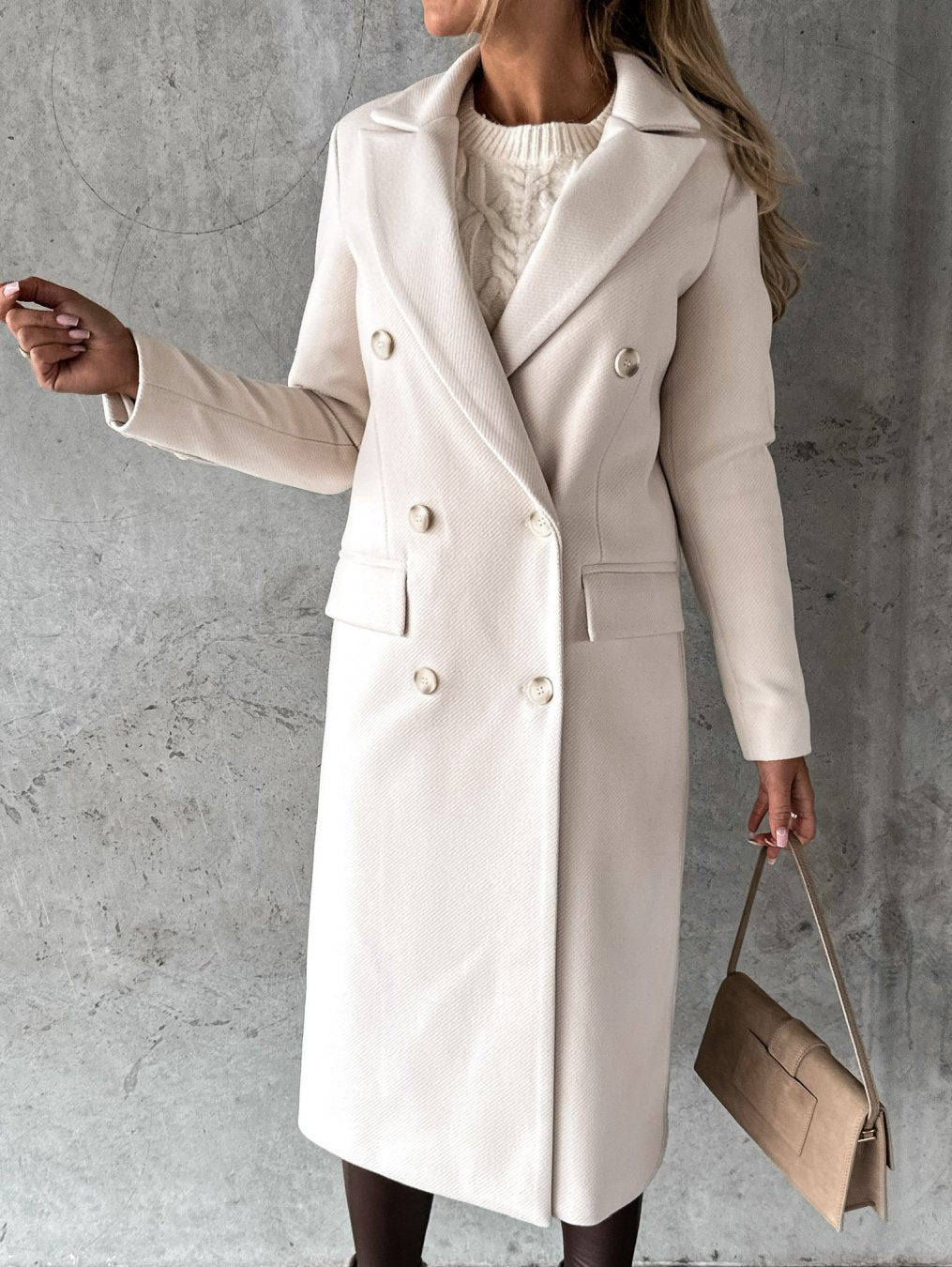 Averra™ - Manteau Long Élégant Classique
