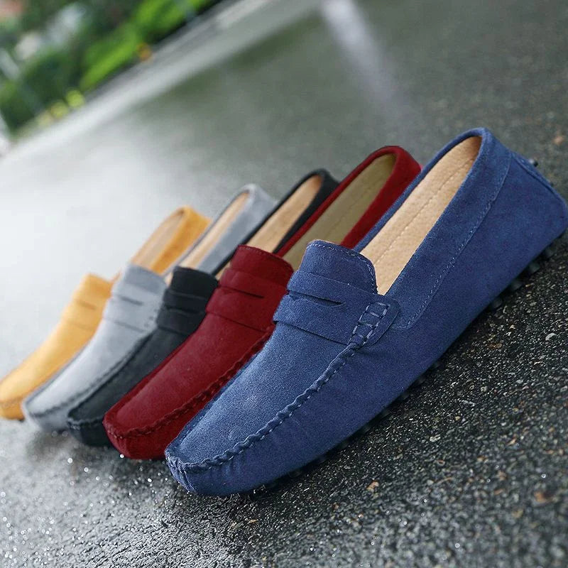 Lässige Wildleder Slipper