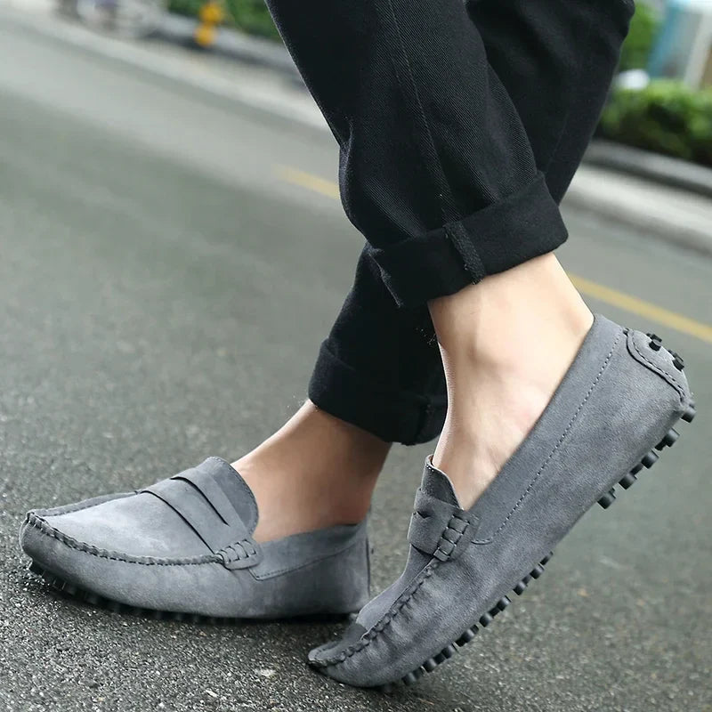 Lässige Wildleder Slipper