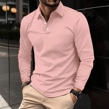 Ethan™ | Lässiges Langarm-Polo