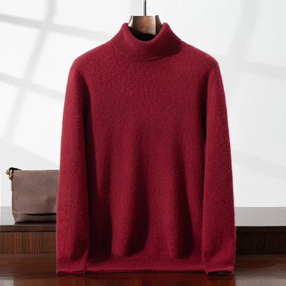 Eleganter Cashmere-Rollkragenpullover