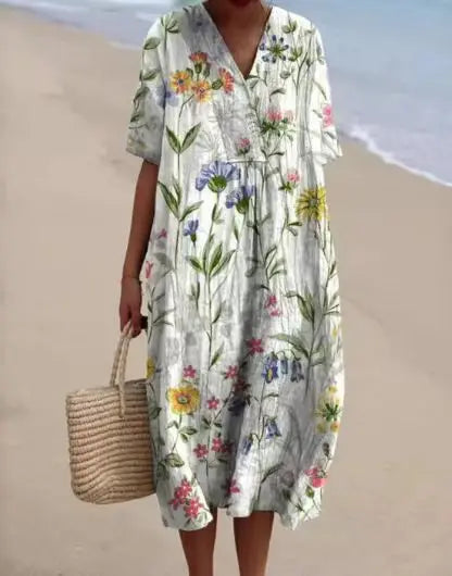 Van Elst Mode® | Sommerliches Blumenkleid