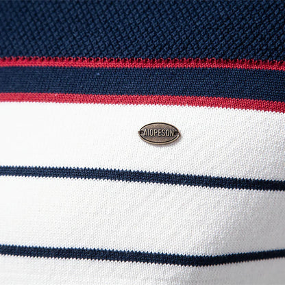 Wagenfeld™ | Herrenpullover mit Streifendessin