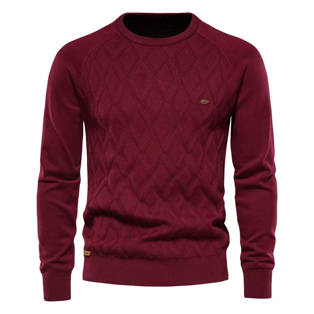 Schwarzmüller™ | Herren Pullover mit Karodesign