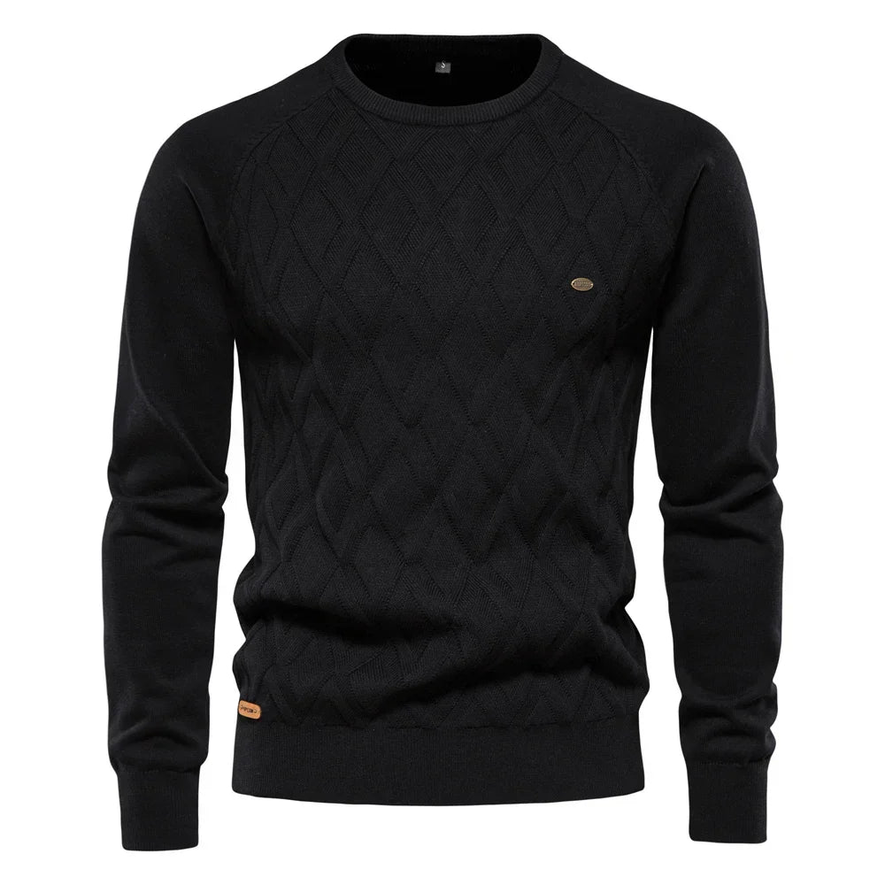 Schwarzmüller™ | Herren Pullover mit Karodesign