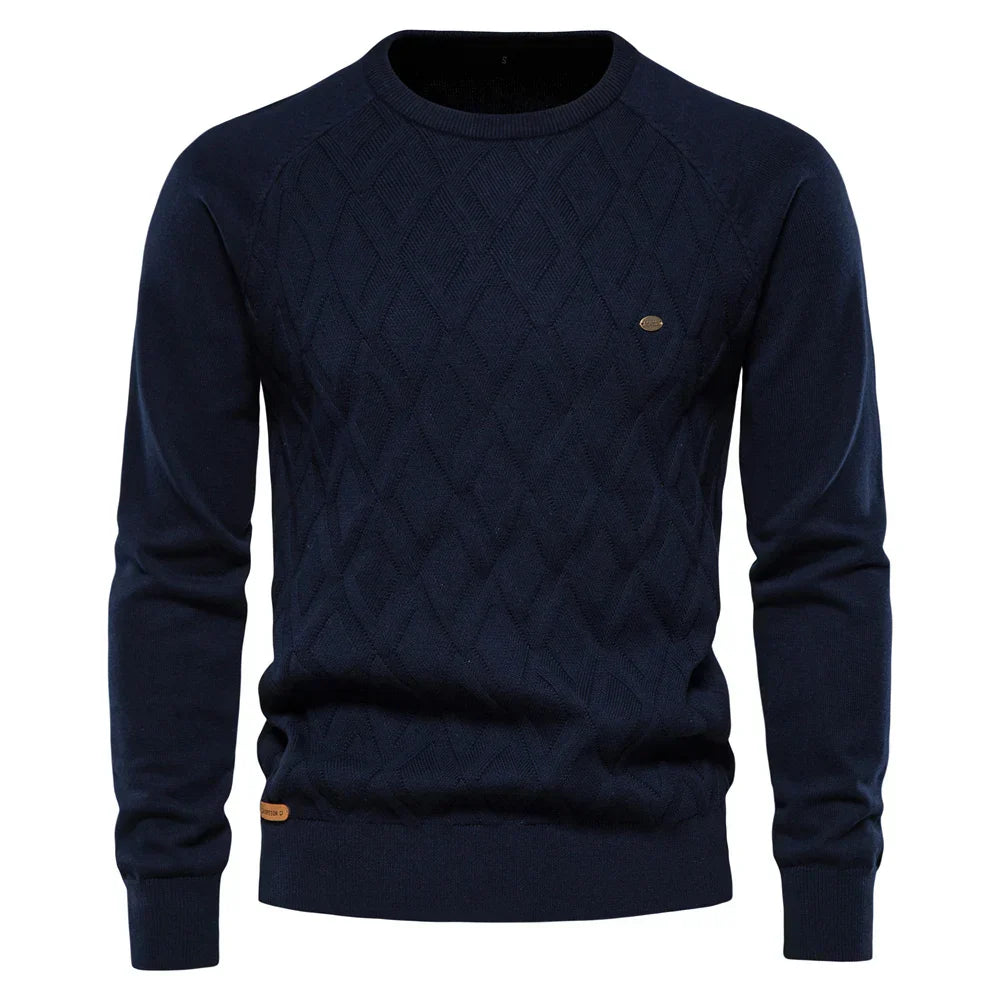 Schwarzmüller™ | Herren Pullover mit Karodesign