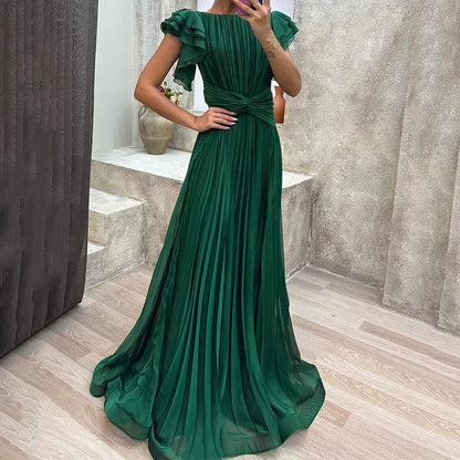 Mud™ - Elegantes Plissiertes Abendkleid