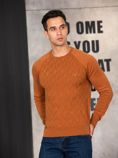 Schwarzmüller™ | Herren Pullover mit Karodesign