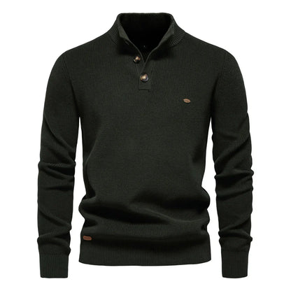 Jäger™ | Herrenpullover mit Knopfdesign